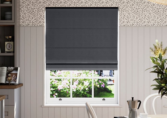 Montierre, Dusty Graphite - Twist&Fit Roman Blind - Image 3
